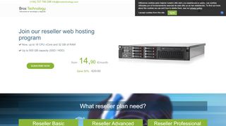 
                            9. Hosting reseller - Brox Technology