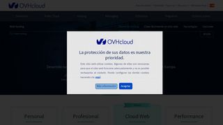 
                            8. Hosting web OVH – Lo mejor del alojamiento web - OVH