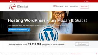 
                            6. Hosting WordPress gratis - host website WordPress ... - 000Webhost