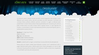 
                            3. hosting xServers detalii plata web hosting