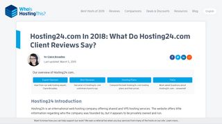 
                            12. Hosting24.com In 2019: What Do Hosting24.com Client Reviews Say?