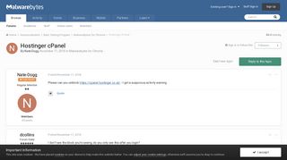 
                            9. Hostinger cPanel - Malwarebytes for Chrome - Malwarebytes Forums