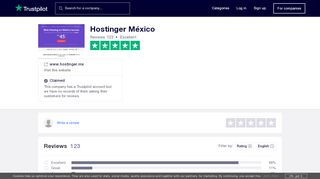 
                            5. Hostinger México Reviews | Read Customer Service ...