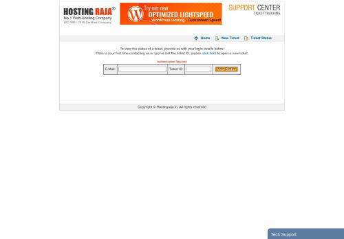 
                            13. HostingRaja Ticket Support