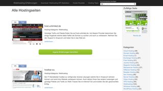 
                            9. Hostingseiten Testberichte und Erfahrungen - Webhosting, Domains ...