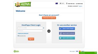 
                            2. HostPapa Client Login