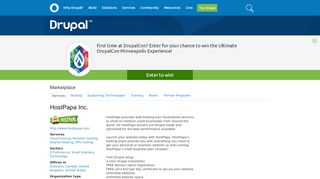 
                            13. HostPapa Inc. | Drupal.org