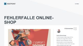 
                            7. Hostpoint blog: Fehlerfalle Online-Shop