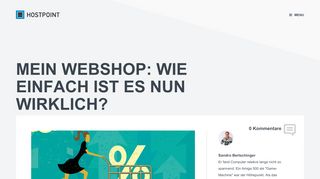 
                            12. Hostpoint blog: Mein Webshop: Wie einfach ist es nun wirklich