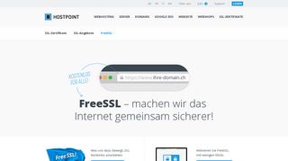 
                            6. Hostpoint - FreeSSL, kostenloses SSL Zertifikat