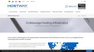 
                            11. Hostway Deutschland GmbH | Infrastruktur