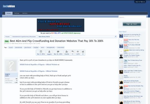 
                            7. Hot - Best M2m And P2p Crowdfunding And Donation Websites That Pay ...