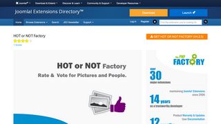 
                            2. HOT or NOT Factory, by thePHPfactory - Joomla Extension Directory