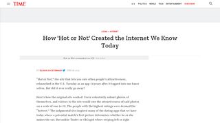 
                            11. Hot or Not Returns: How the Site Created the Internet We Know Today ...