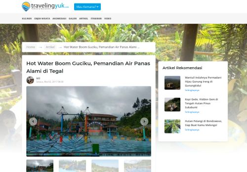 
                            8. Hot Water Boom Guciku, Pemandian Air Panas Alami di Tegal ...