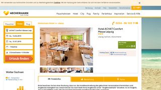 
                            12. Hotel ACHAT Comfort Messe Leipzig - Urlaub 2019 in Leipzig ...