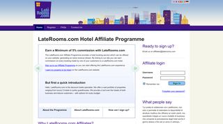 
                            11. Hotel Affiliate Program - LateRooms.com