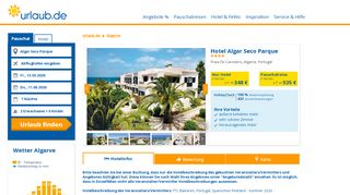 
                            10. Hotel Algar Seco Parque in Praia Do Carvoeiro bei Thomas Cook ...
