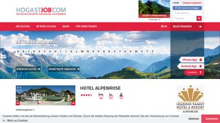 
                            7. Hotel Alpenrose - HOGASTjob.com