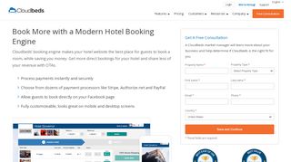 
                            11. Hotel Booking Engine - Cloudbeds