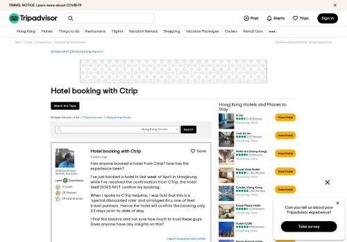 
                            5. Hotel booking with Ctrip - Hong Kong Forum - TripAdvisor