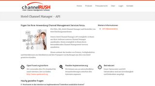 
                            3. Hotel Channel Manager - API - ChannelRUSH