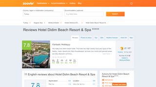 
                            10. Hotel Didim Beach Resort & Spa**** Altinkum/Didim Holiday Reviews ...