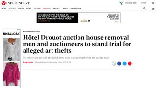
                            13. Hôtel Drouot auction house removal men and auctioneers to stand ...