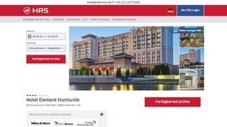 
                            8. Hotel Element Huntsville - 4 HRS Sterne Hotel: Bei HRS mit Gratis ...