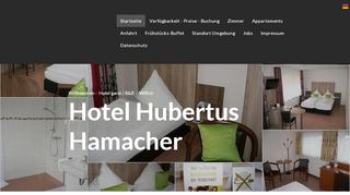 
                            6. Hotel Hubertus Hamacher • Willich • reception@hotel-hamacher.de ...