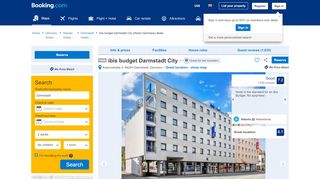 
                            9. Hotel ibis budget Darmstadt City, Germany - Booking.com