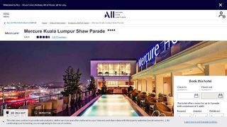 
                            9. Hotel in KUALA LUMPUR - Mercure Kuala Lumpur Shaw Parade
