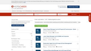 
                            9. Hotel Jobs Berlin, Stellenangebote in der Hotellerie ... - Hotelcareer