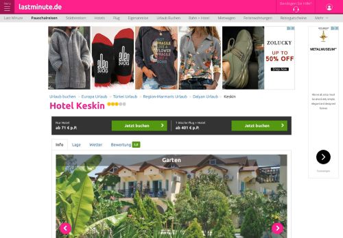 
                            11. Hotel Keskin Dalyan | Günstig buchen bei lastminute.de