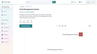 
                            1. Hotel Management System | Login | Databases - Scribd