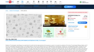 
                            12. HOTEL MAYAS Tiruchirappalli - INR 273 OFF ( ̶1̶3̶0̶0̶ ) Deal ...