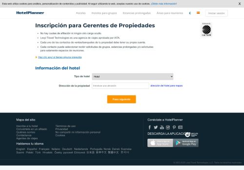 
                            3. Hotel Planner - Cuenta de Nueva Propiedad / Gerente de Ventas