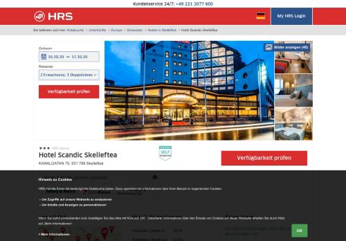 
                            10. Hotel Scandic Skellefteå - 3 HRS Sterne Hotel: Bei HRS mit Gratis ...