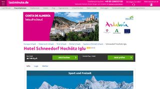 
                            11. Hotel Schneedorf Hochötz Iglu Sautens Ötztal | Günstig buchen bei ...