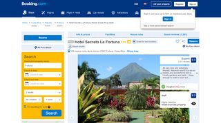 
                            10. Hotel Secreto La Fortuna, Costa Rica - Booking.com