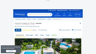 
                            1. Hotel Sidelya Club (Colakli) • HolidayCheck (Türkische Riviera | Türkei)
