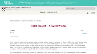 
                            10. Hotel Tonight – A Travel Winner – Digital Innovation and Transformation