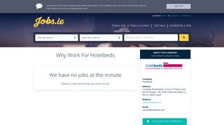 
                            11. Hotelbeds Careers, Hotelbeds Jobs in Ireland jobs.ie