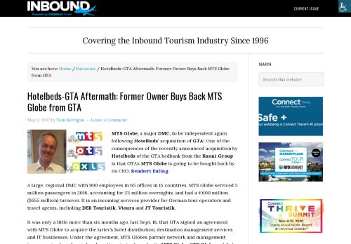 
                            13. Hotelbeds-GTA Aftermath: Former Owner Buys Back MTS Globe from ...