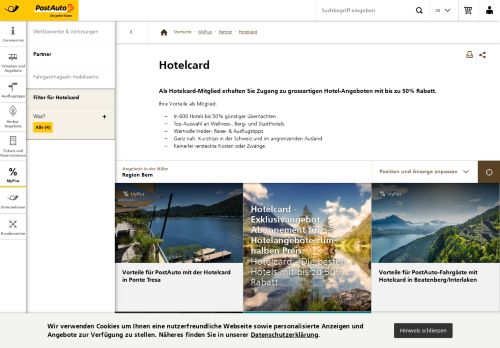 
                            4. Hotelcard | PostAuto