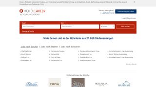 
                            9. HOTELCAREER: Jobbörse Hotellerie, Jobangebote Hotel ...