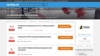 
                            5. Hotelkamerveiling kortingscode: 50% korting in februari ... - Acties.nl