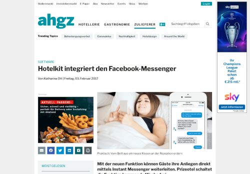 
                            10. Hotelkit integriert den Facebook-Messenger - Allgemeine Hotel- und ...