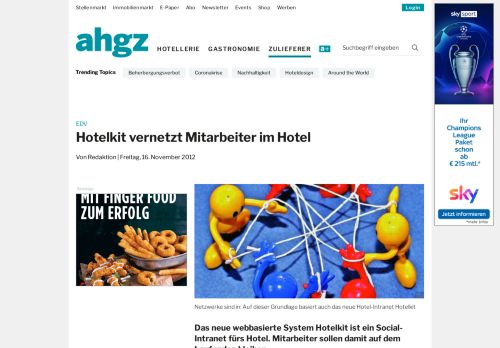 
                            8. Hotelkit vernetzt Mitarbeiter im Hotel - Allgemeine Hotel- und ...