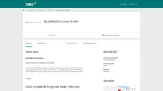 
                            11. HotelNetSolutions GmbH als Arbeitgeber | XING Unternehmen